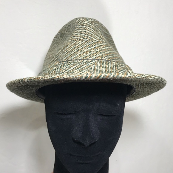 Vintage Charles Knox Tweed Fedora Hat - Picture 4 of 9